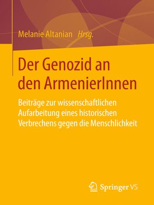 Der Genozid an den ArmenierInnen - ebook